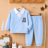 boys Teddy Collar Set