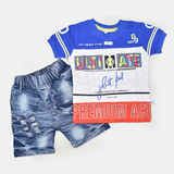 Boys 2 Pcs Set Suit fashion it's time hero  BJ