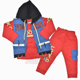 Boys 2 pcs Suit super high quality Hoddies Denim jacket SB7