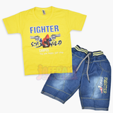 Boys 2 Pcs Suit Fighter Side SB2