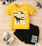 Biys Dinosaur Tshirt & Short Set SB20