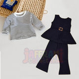 Girls' Spring Suits And Children's Three-piece Suits Bell Bottom”