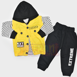 Boys 3 Pcs Hoddies Style Button Gentle men