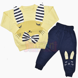 Girls 2 pcs Suit Emoji