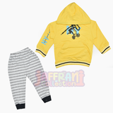 Boys 2 Pcs Suit Hoddiies style Cycle