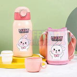 Children Stainless steel Water bottle with Pouch 600ml