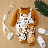 Lion Print Romper Suit