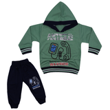 Boys 2 PCS Suit HOddies Telephone Graphic