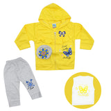 Girls 3 PCs Suit HOddies Style Butterfly