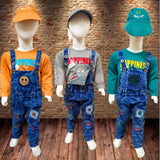 Boys Romper FUll selave t shirt with Cap