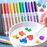 Magical Water Painting Pen, 12 Colors Magic Floating Ink Pen With Spoon, Painting Floating Marker Pens For Kids