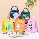 Portable Cartoon Lunch Bag Portable Insulated Thermal Lunch Box