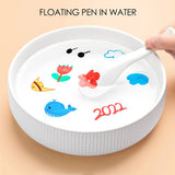 Magical Water Painting Pen, 12 Colors Magic Floating Ink Pen With Spoon, Painting Floating Marker Pens For Kids